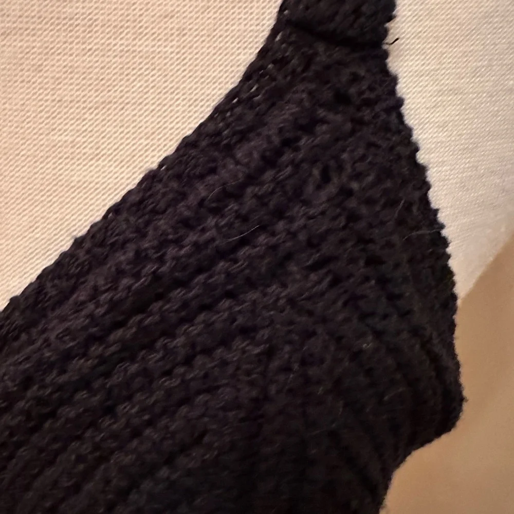 Anthropologie Black Textured Bralette - Picture 2 of 6